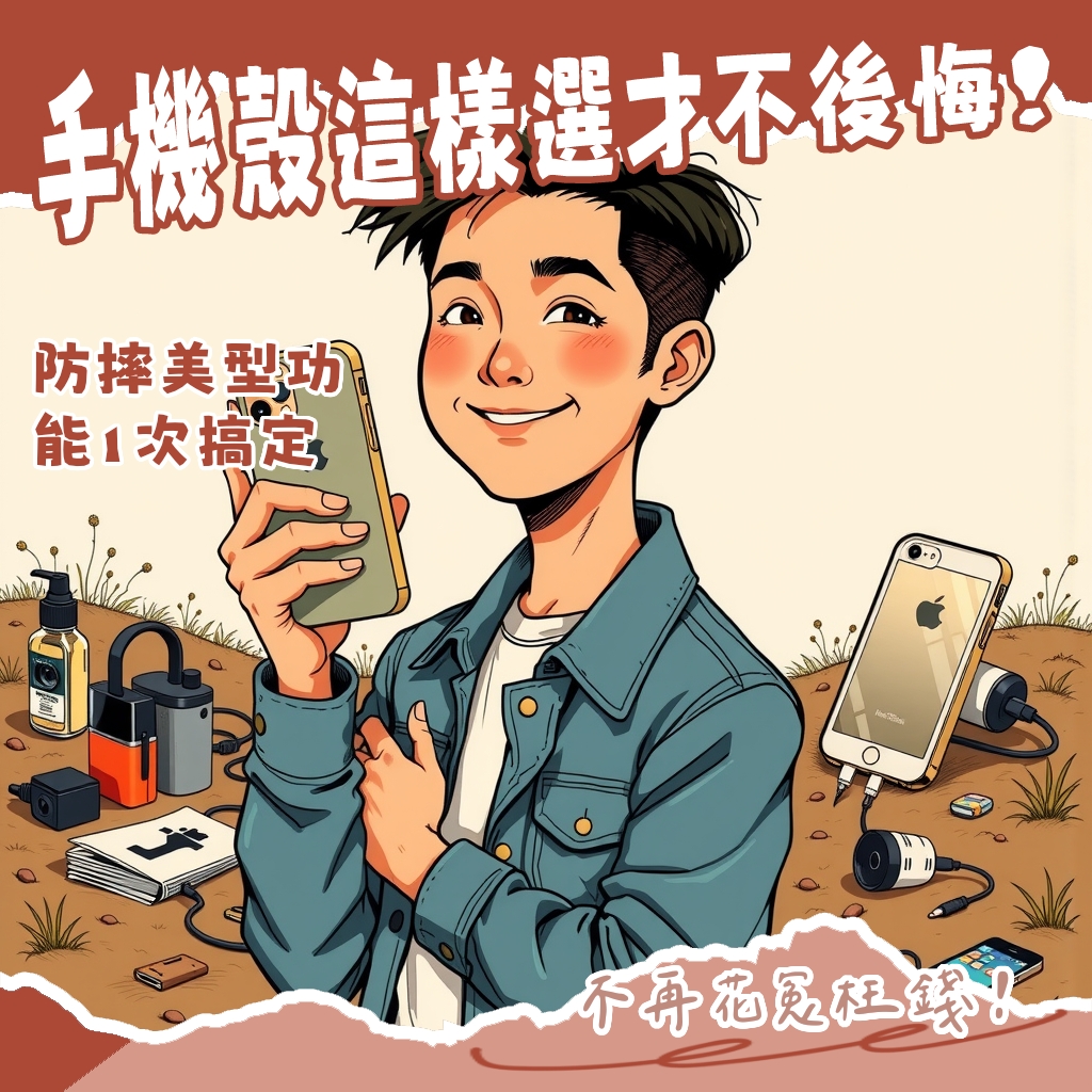 iPhone手機殼選購指南，從防摔、設計、功能性全面解析，找到適合你的理想手機殼。