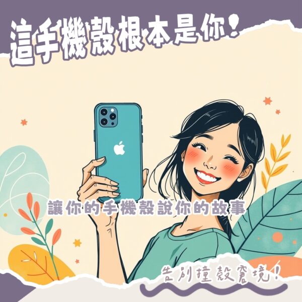 一款能展現個人風格的客製化手機殼,提供照片、文字、圖案訂製,從防摔材質到印刷品質,打造你的專屬手機配件。