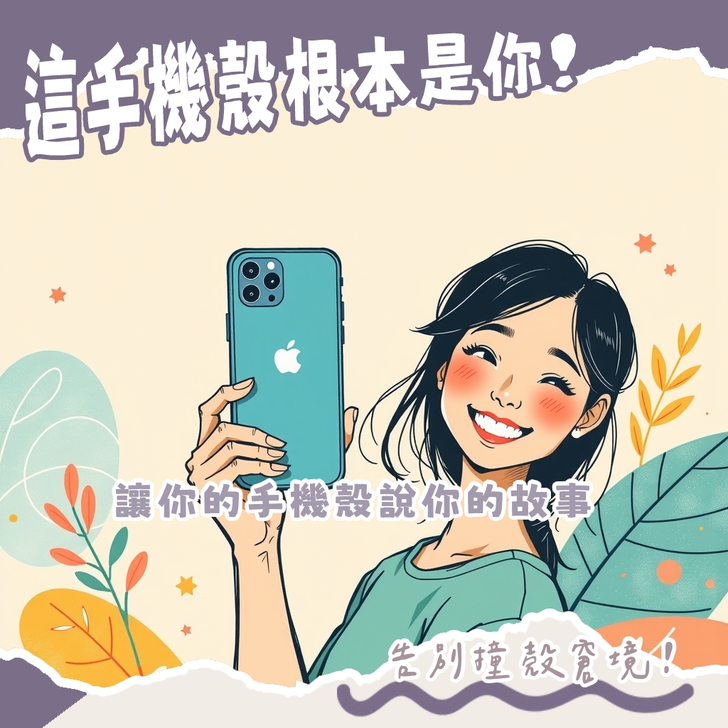 一款能展現個人風格的客製化手機殼,提供照片、文字、圖案訂製,從防摔材質到印刷品質,打造你的專屬手機配件。