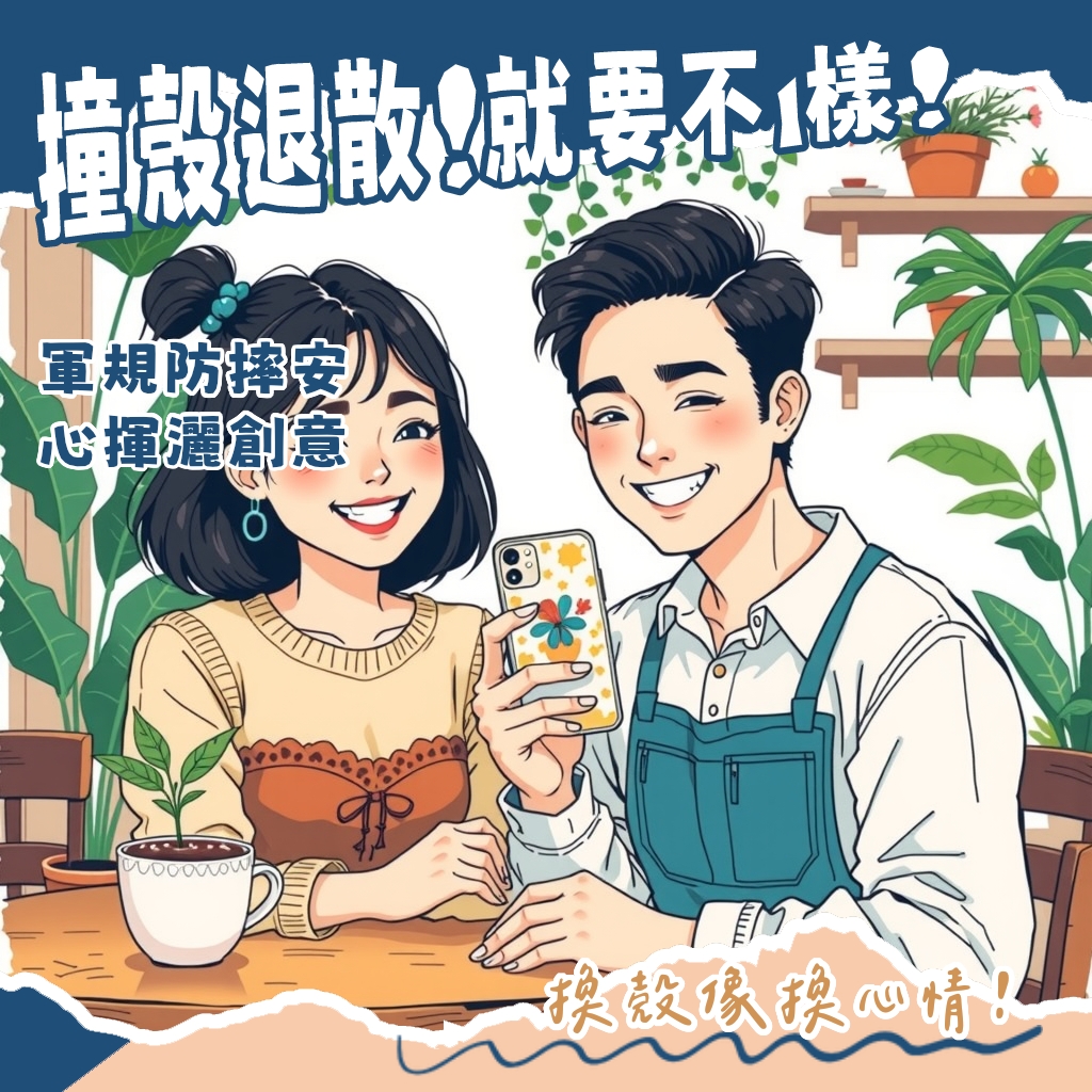 犀牛盾客製化手機殼結合軍規防摔,展現個人風格的設計。包含Mod NX與SolidSuit系列,提供上傳照片、文字、圖庫與聯名設計選項。