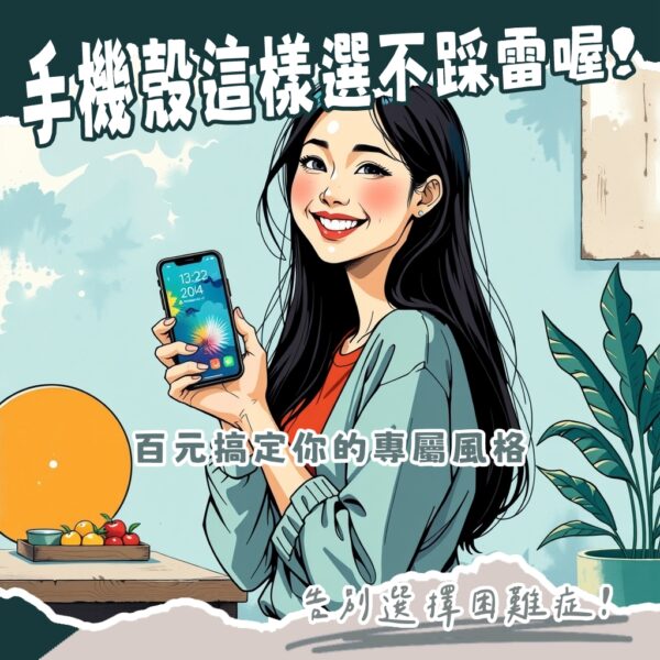 蝦皮客製化手機殼選購指南，教你如何挑選、溝通、避免踩雷，打造專屬平價手機殼。