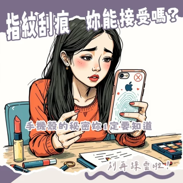 鏡面手機殼缺點總整理:外觀易刮傷、指紋明顯、手感滑溜、耐用度不佳,購買前必看選購指南。