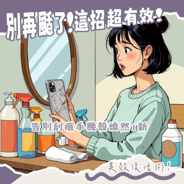 CASETiFY鏡面手機殼上常見的刮痕與太陽紋，提供日常保養與避免刮傷的實用指南，並探討其耐用度。