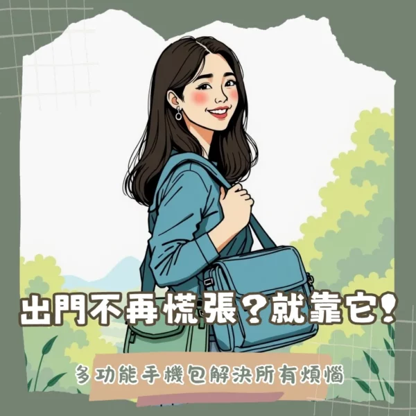 多功能手機包懶人挑選指南，輕鬆收納手機錢包，打造輕巧生活。