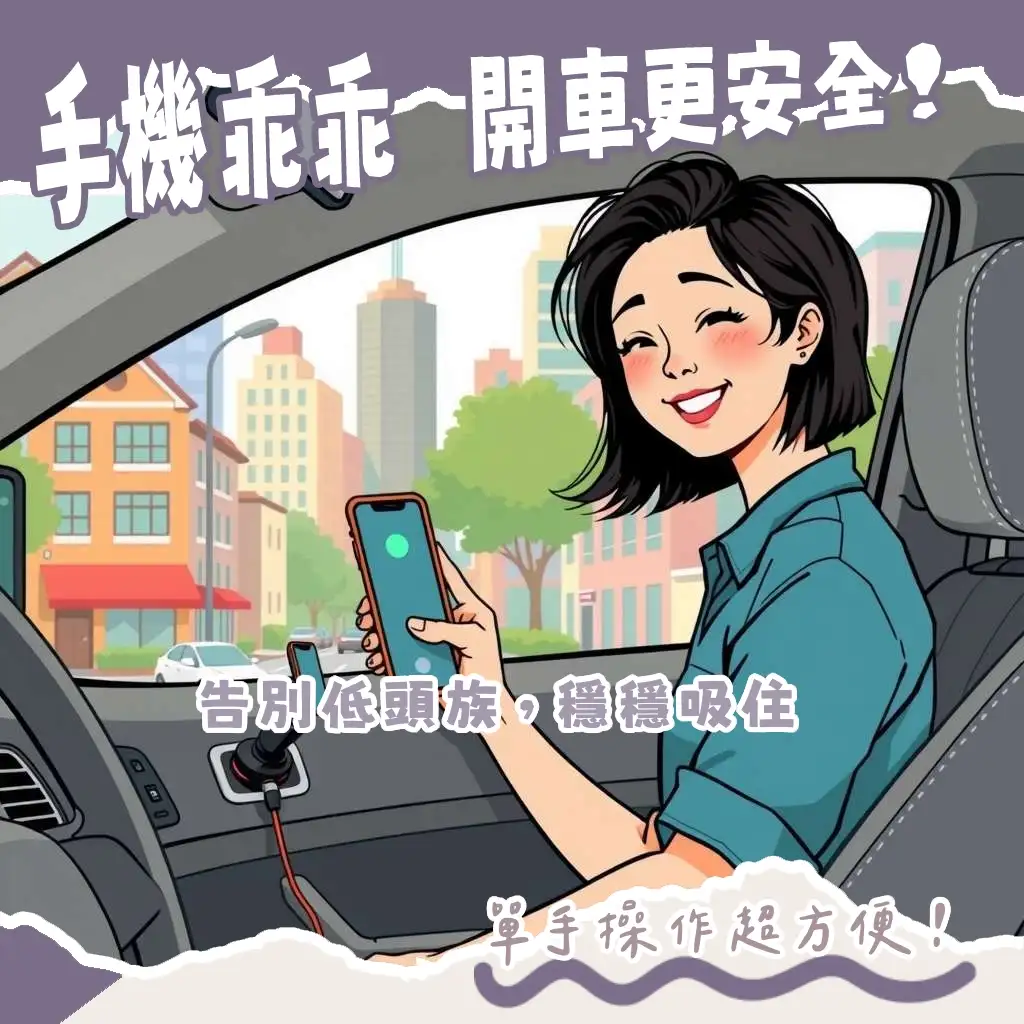 磁吸手機支架選購指南,涵蓋車用與桌面支架,確保手機穩固不掉落。