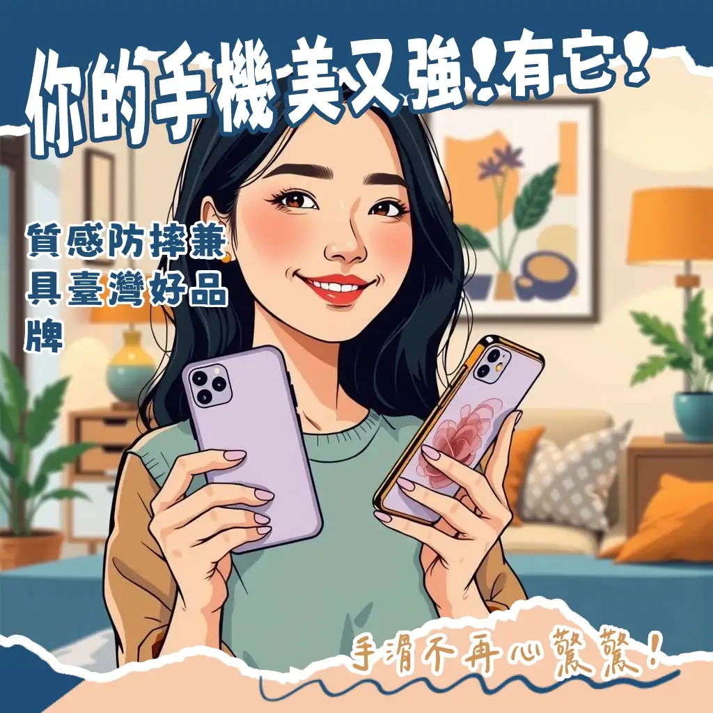 台灣手機殼品牌比較圖,包含犀牛盾、惡魔殼、alto等軍規防摔與設計款,協助選擇最適合你的保護方案。