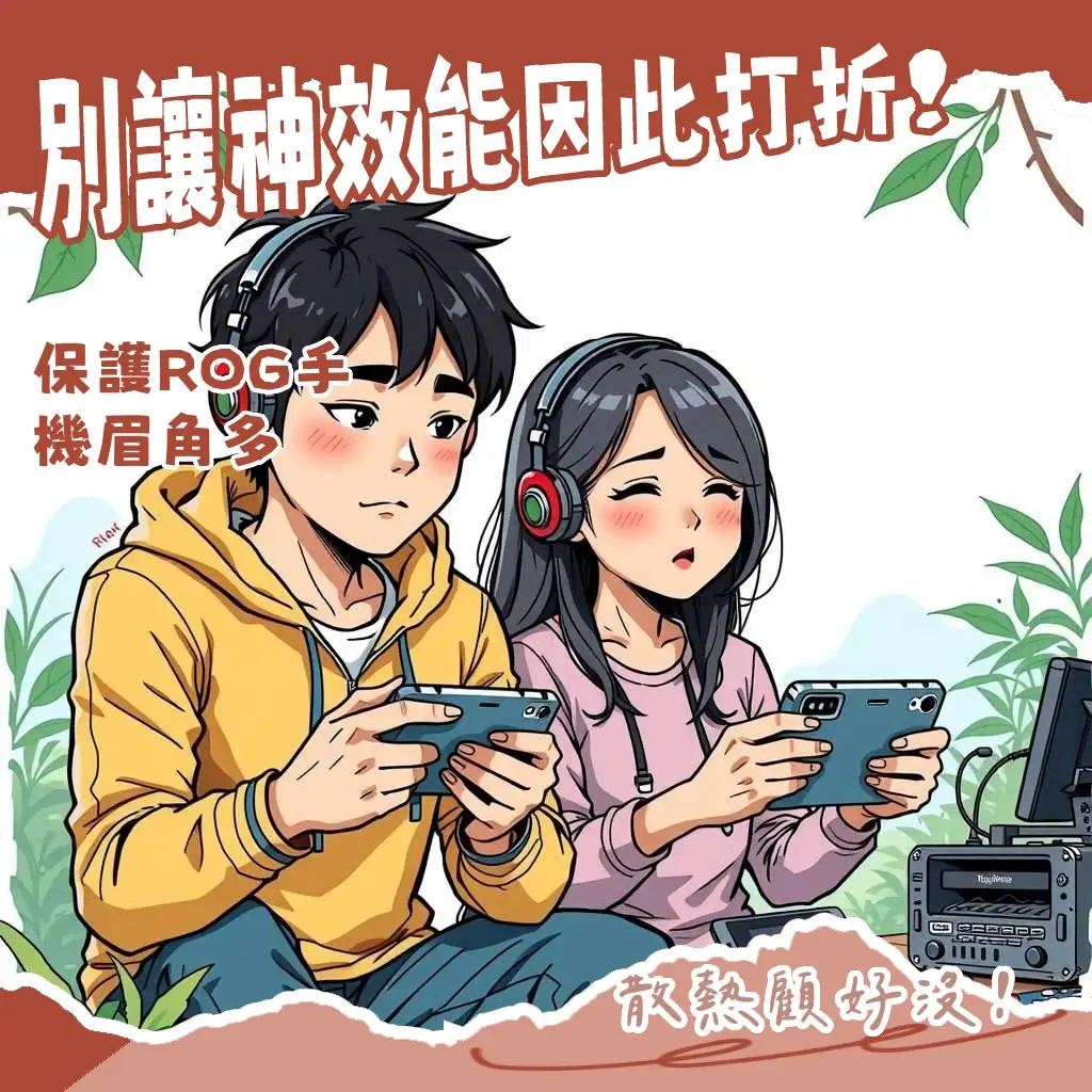 ROG Phone 6 電競手機殼,注重散熱、配件兼容與精準開孔的防摔選擇指南。