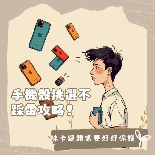 小米 13T Pro 手機殼選購指南，重點保護徠卡鏡頭與考量散熱，提供多種款式與實用建議。