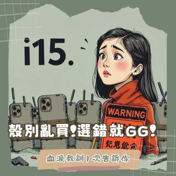 iPhone 15手機殼選購指南,涵蓋i15 Pro、Plus、Pro Max多款,解析MagSafe與動作按鈕功能。