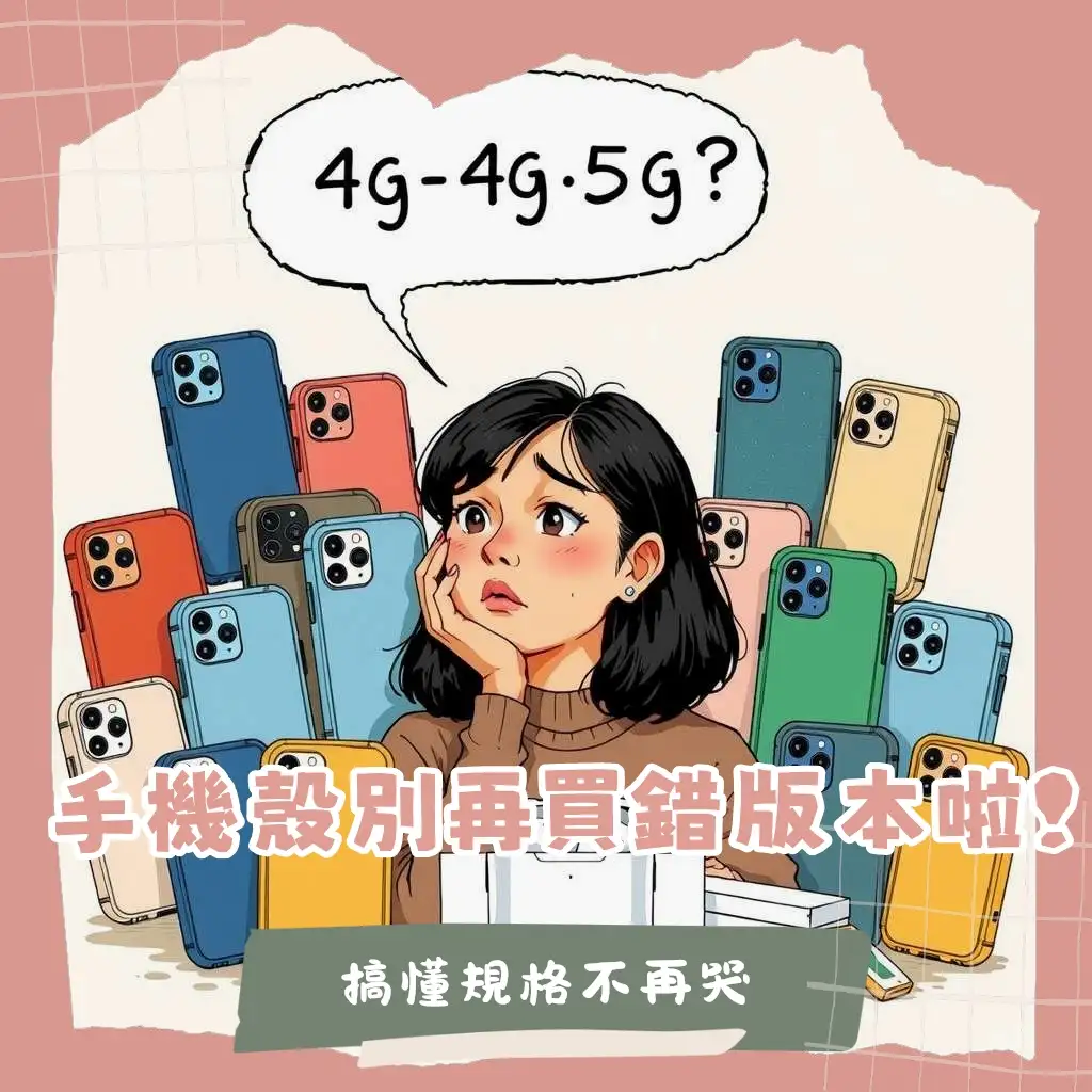 三星A32手機殼挑選指南,4G與5G版本機身尺寸差異與常見空壓殼、皮套推薦。