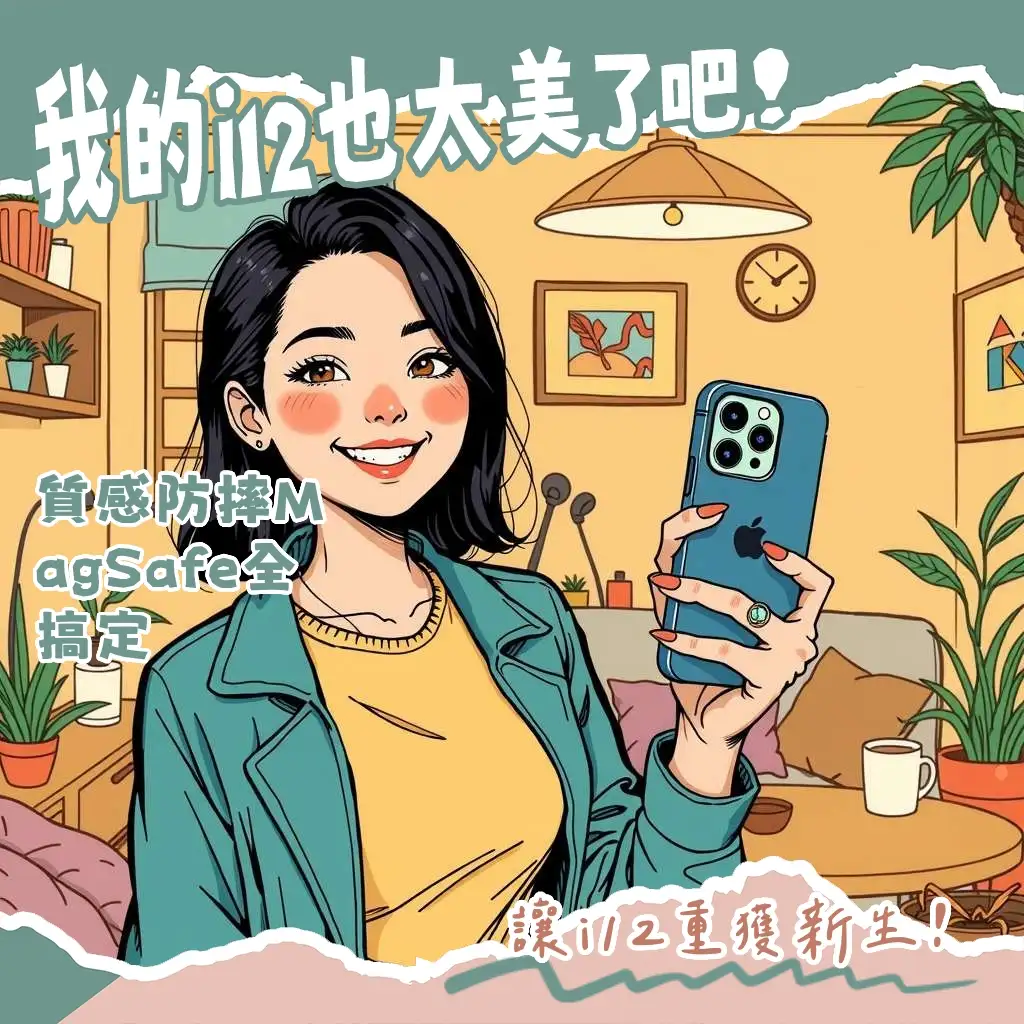 i12手機殼選購指南,涵蓋iPhone 12系列尺寸差異、MagSafe應用、防摔類型與多功能設計,為你量身打造專屬風格。