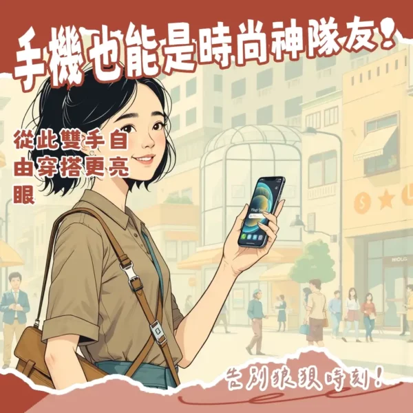 出門不只帶手機！多功能手機背帶讓日常穿搭與效率神升級