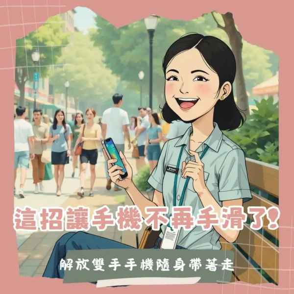 告別手滑！手機掛繩怎麼綁最穩固？選對方式讓手機隨身帶著走
