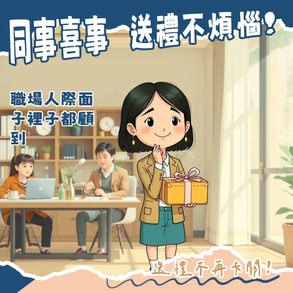 同事結婚要送什麼？辦公室合送禮金、個人禮物與賀禮指南，職場送禮攻略。
