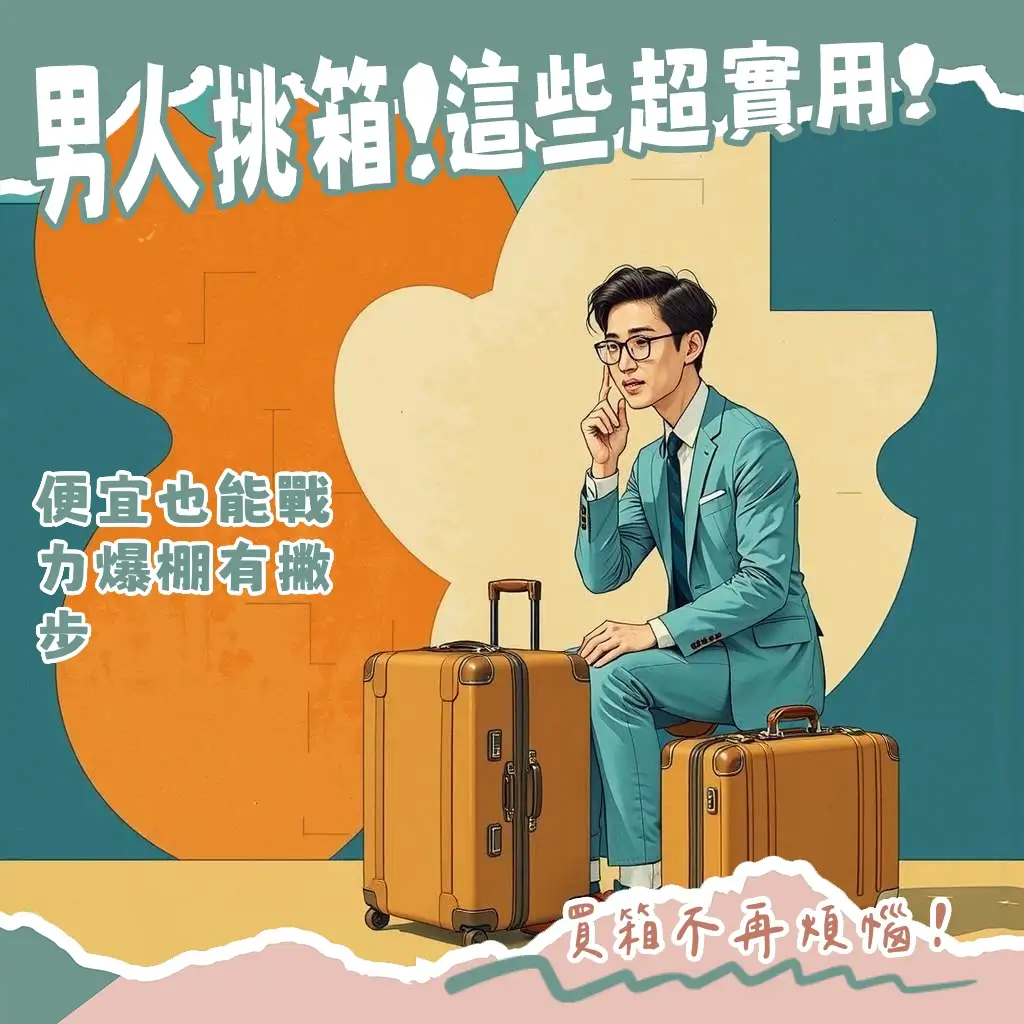 平價行李箱推薦，男性角度分析高CP值行李箱選購攻略