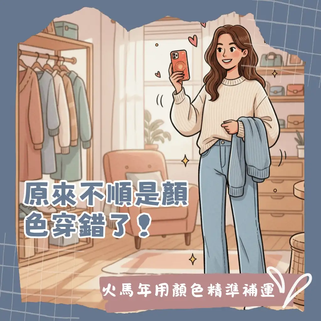 2026火馬年氣場升級術，用MBTI幸運色精準補運不迷信