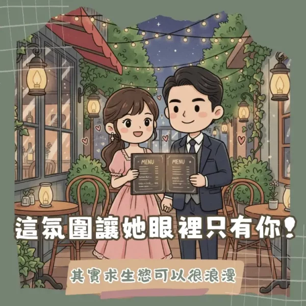2026情人節餐廳推薦攻略,精選高空景觀餐廳與質感餐酒館用餐氛圍示意圖