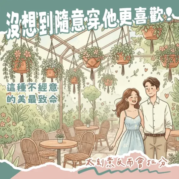 2026男女約會穿搭推薦與顯瘦技巧及約會禁忌地雷示意圖